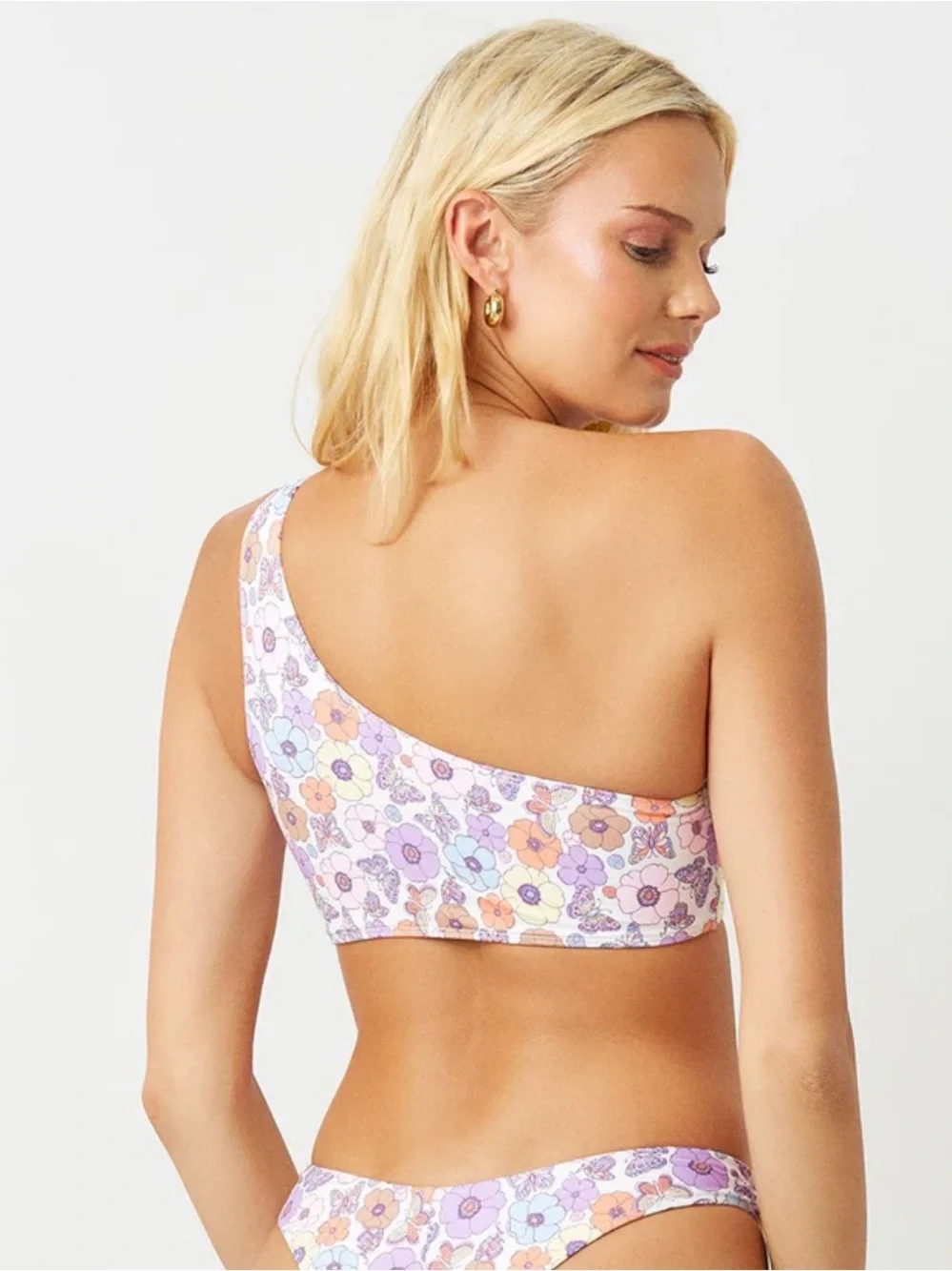 Frankie’s Bikinis Barb One Shoulder Top